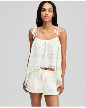 And Now This Lace High-low Top - White