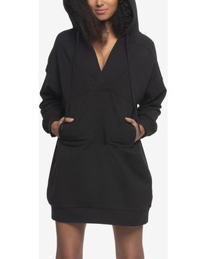 Felina Regular Kimora French Terry Sweatshirt Hoodie - Black