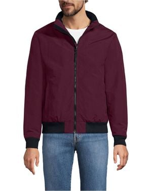 Lands' End Classic Squall Waterproof Insulated Jacket - Red