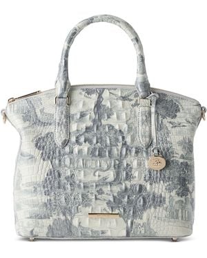 Brahmin Duxbury Melbourne Medium Leather Satchel - Gray