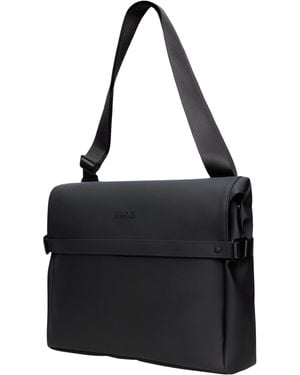Rains Otg Messenger Sharp Professional Look Bag - Black