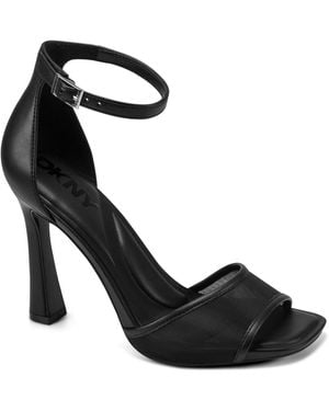 DKNY Cirelle Ankle Strap Dress Sandals - Black