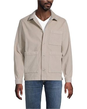 Lands' End Corduroy Chore Jacket - Natural