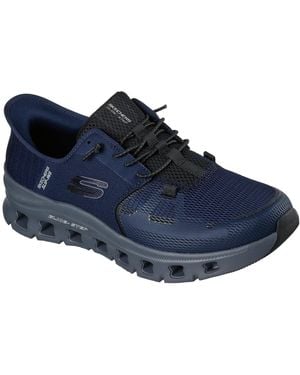 Skechers Slip-ins: Glide-step Pro Memory Foam Casual Walking Sneakers From Finish Line - Blue