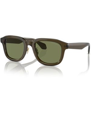 Giorgio Armani Square Sunglasses - Green