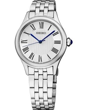 Seiko Essentials Stainless Steel Bracelet Watch - Gray