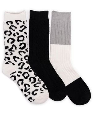 Muk Luks Boot Socks - Black