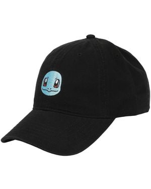 Pokemon Embroidered Squirtle Baseball Hat (one Size) - Black
