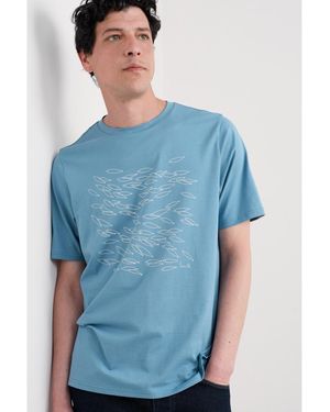 Seasalt Cornwall Midwatch T-shirt - Blue