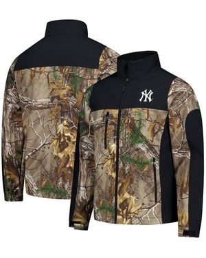 Dunbrooke New York Yankees Hunter Softshell Realtree Full-zip Jacket - Black