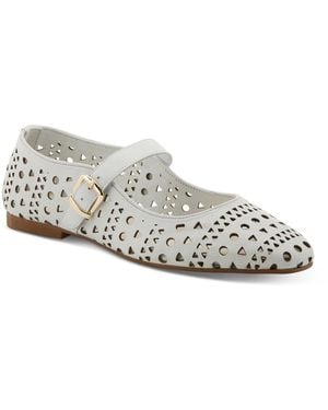 Spring Step Mary Jane Flat - Gray