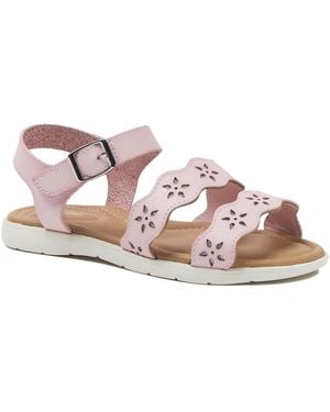 Lands' End Girls Easy On Flower Sandals - Pink