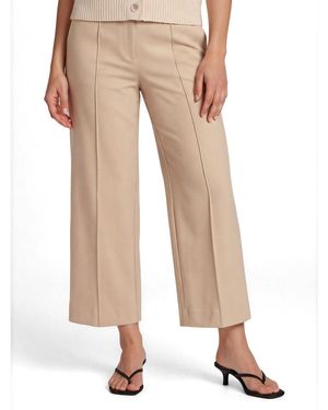 Masai Mid-rise Cropped Wide-leg Pants - Natural