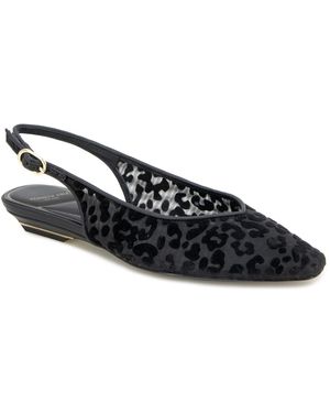 Kenneth Cole Berkette Slingback Flats - Black