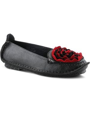 L'ARTISTE Dezi Hand-painted Leather - Black