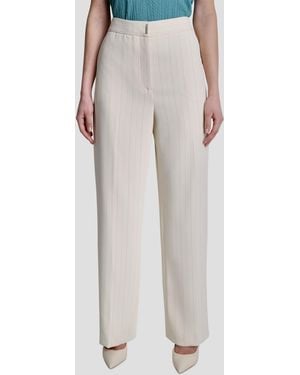 DKNY Straight-fit Pinstripe Trouser Pants - Multicolor
