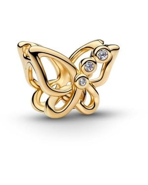 PANDORA Butterfly Openwork Charm - Metallic