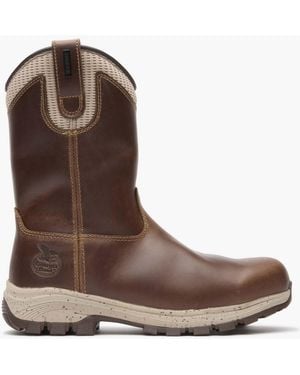 Georgia Boot Eagle Trail S Pull-on Work Boot - Brown