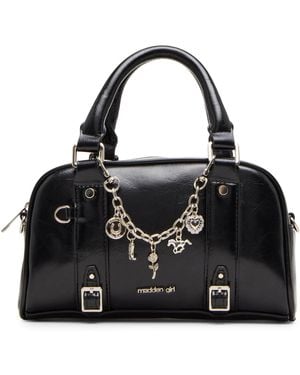 Madden Girl Bryce Bowler Small Satchel Bag - Black