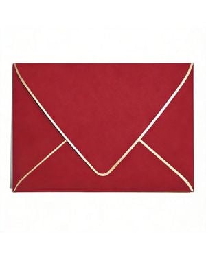 Gnuadz Invitation Envelopes Self Seal V Flap - Red