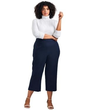 Avenue Cool Hand Crop Pant - Blue