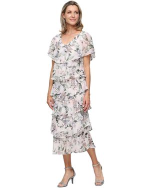 slim fit dress slacks SL Fashions 611105 Short Plus Size Dress
