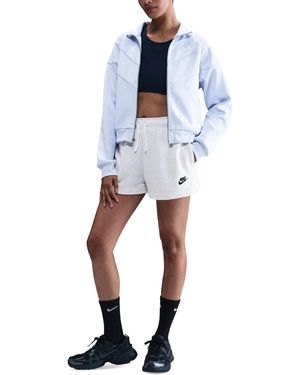 Nike Sportswear Club Fleece Mid-rise Shorts - Blue