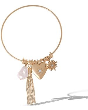 BCBGeneration Charm Collar Necklace - White