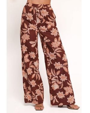 Petal & Pup Samira Wide Leg Pant - Pink