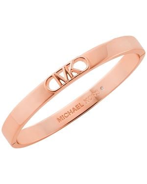 Michael Kors Plated Empire Link Bangle Bracelet - Pink
