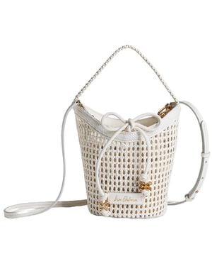 Sam Edelman Marcie Small Bucket Crossbody Bag - White