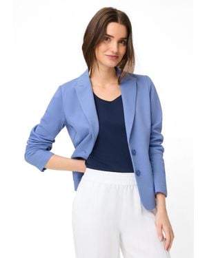 Olsen Pique Blazer - Blue