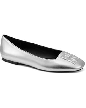 DKNY Darianne Slip-on Ballet Flats - White