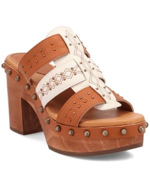 Dingo Chateau Wooden Sandal - Brown