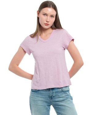 Wilt V-neck Baby Tee - Purple