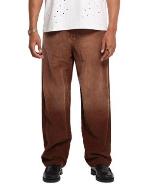 Xxiii Corduroy Wash Pants - Brown