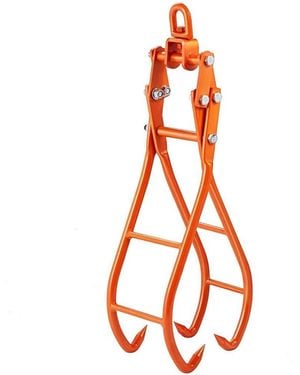 SUGIFT 36 In Timber Claw Hook 4 Claw Log Grapple For logging And Skidding - Red