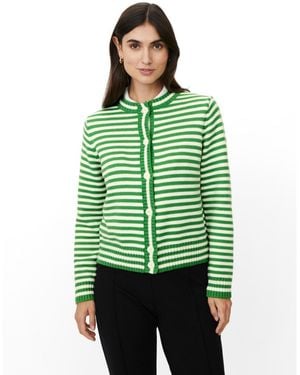 Masai Malucanja Striped Cardigan - Green