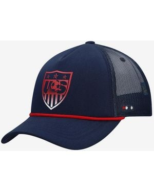 Fan Ink And Usmnt Atmosphere Adjustable Trucker Hat - Blue