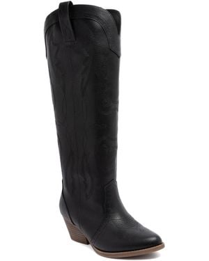 Sugar Tall Tam Western Pull On Boots - Black