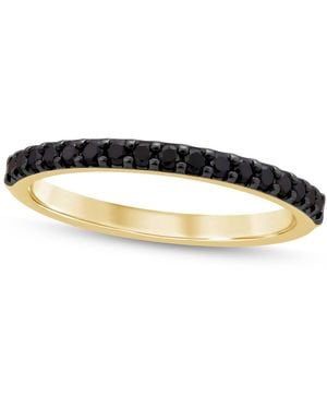 Macy's Black Diamond Band Ring (1/4 Ct. T.w. - Multicolor