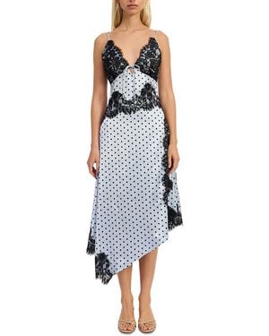 En Saison Hazel V-neck Sleeveless Maxi Dress - Blue