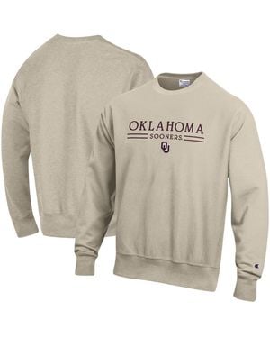 Champion Georgia Bulldogs Reverse Weave Graphic Crewneck Sweatshirt - Gray