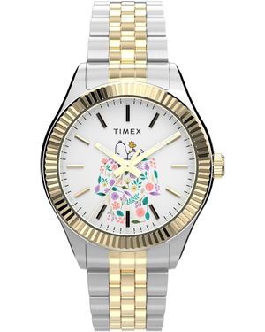 Timex Quartz Analog Stainless Steel Watch - Metallic