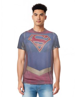 Supergirl Uniform (front/back Print - Blue