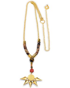 Nectar Nectar New York 18k Gold-plated Rhys Statement Necklace - Metallic