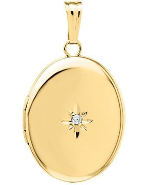Drs, Inc. Yellow Gold Filled 14mm Polished Locket - Metallic