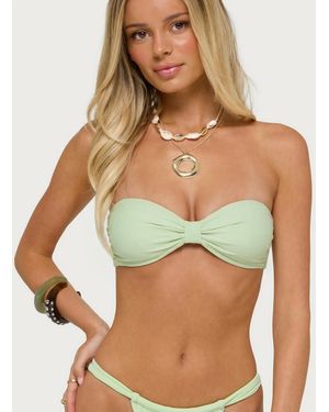 Edikted Anais Bandeau Bikini Top - Green