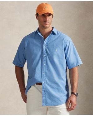Polo Ralph Lauren Big & Tall Garment-dyed Oxford Shirt - Blue