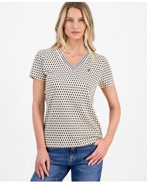 Nautica V-neck T-shirt - White